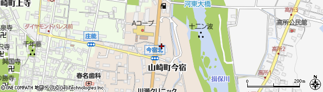カメウチレンタカー山崎営業所周辺の地図