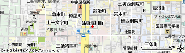 京都堀川イン周辺の地図