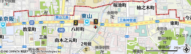 東急バケーションズ京都周辺の地図