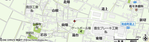 愛知県豊田市和会町前畑1周辺の地図