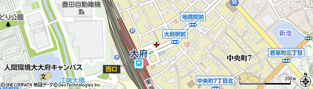 リパークファミリーマート大府駅東口店駐車場周辺の地図