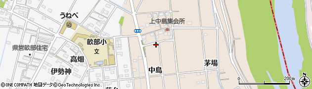 愛知県豊田市畝部東町中島67周辺の地図