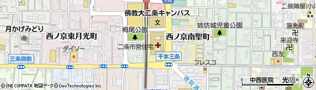 立命館大学朱雀キャンパス　総合企画課周辺の地図
