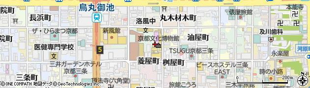 京都府京都市中京区東片町周辺の地図