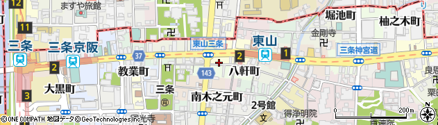 京都府京都市東山区西海子町50周辺の地図