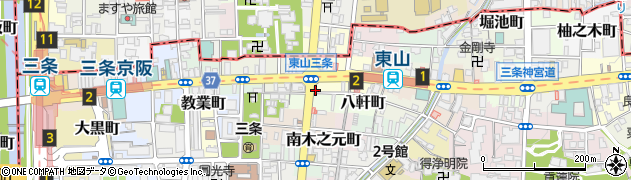 京都府京都市東山区西海子町43周辺の地図