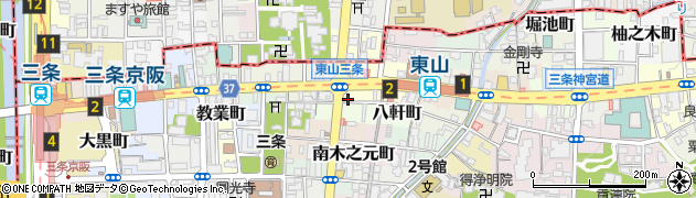 京都府京都市東山区西海子町45周辺の地図