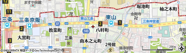 京都府京都市東山区西海子町53周辺の地図