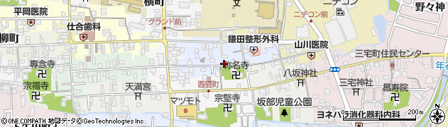 京都府亀岡市突抜町周辺の地図