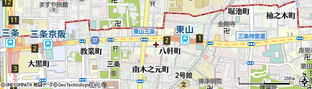 京都府京都市東山区西海子町55周辺の地図