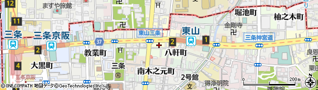 京都府京都市東山区西海子町51周辺の地図