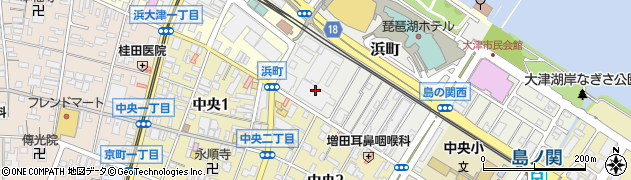 株式会社滋賀銀行　総合受付周辺の地図