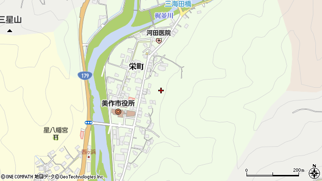 〒707-0025 岡山県美作市栄町の地図