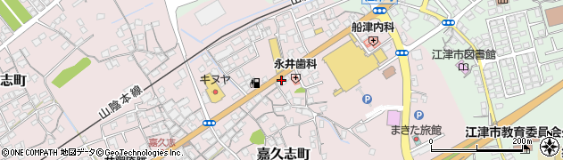 江津代行周辺の地図