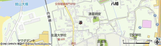 千葉県館山市湊周辺の地図