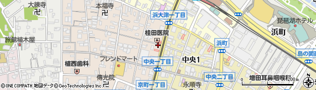 やきとり一番 浜大津駅前店周辺の地図