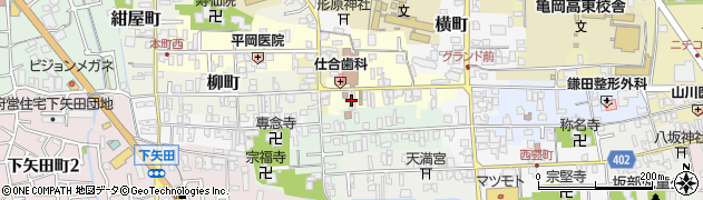 京都府亀岡市旅籠町22周辺の地図