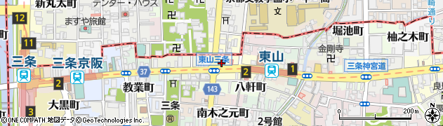 京都府京都市東山区西海子町46周辺の地図