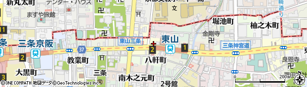 京都府京都市東山区分木町71周辺の地図