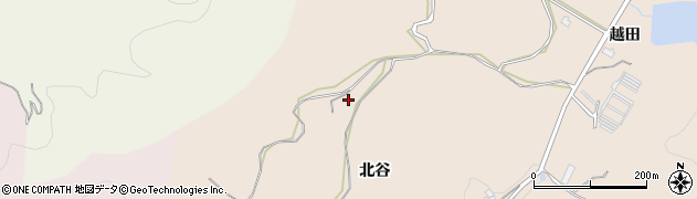 愛知県岡崎市真福寺町（北谷）周辺の地図
