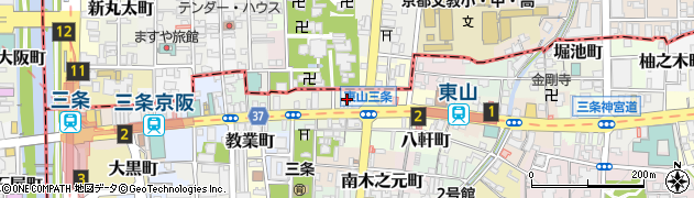 京都府京都市東山区西海子町28周辺の地図