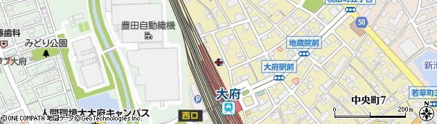 大府駅東駐車場周辺の地図