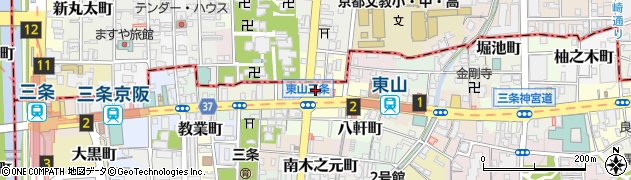 京都府京都市東山区西海子町42周辺の地図