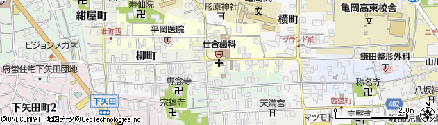 京都府亀岡市旅籠町25周辺の地図