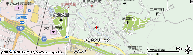 静岡県伊豆の国市田京66周辺の地図