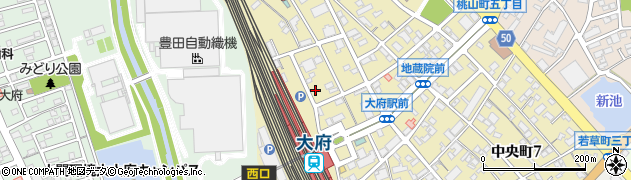 名鉄協商大府駅前第６駐車場周辺の地図