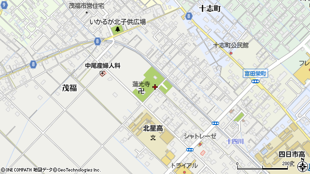 〒510-8027 三重県四日市市茂福の地図