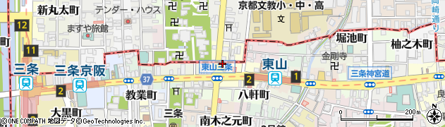 京都府京都市東山区西海子町44周辺の地図