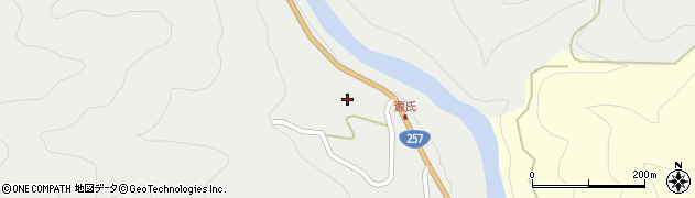愛知県新城市愛郷坂脇周辺の地図