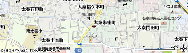 京都太秦朱雀郵便局 ＡＴＭ周辺の地図