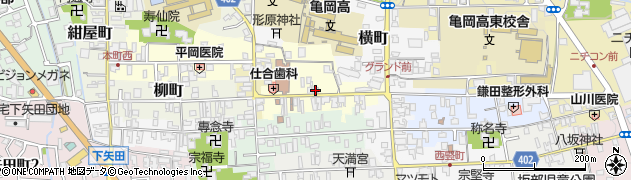 京都府亀岡市旅籠町33周辺の地図