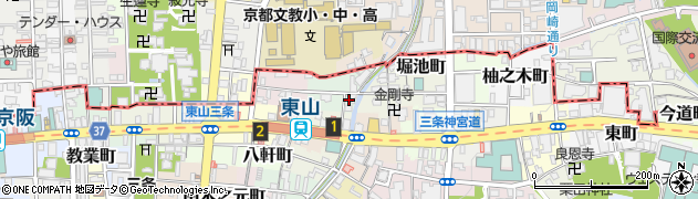 白川 京とみ周辺の地図