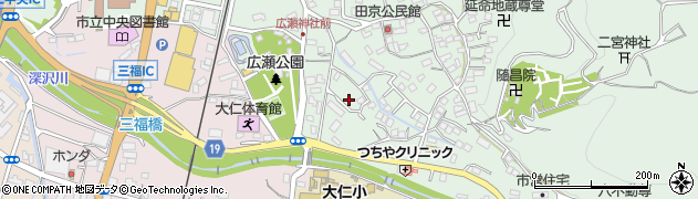 静岡県伊豆の国市田京80周辺の地図