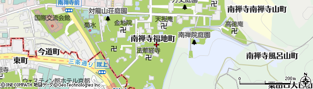 京都府京都市左京区南禅寺福地町56周辺の地図