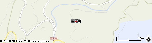 愛知県岡崎市冨尾町周辺の地図