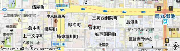 京都府京都市中京区壺屋町457周辺の地図