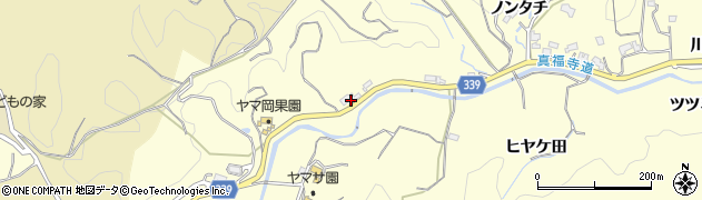 愛知県岡崎市駒立町（アマヤケ）周辺の地図