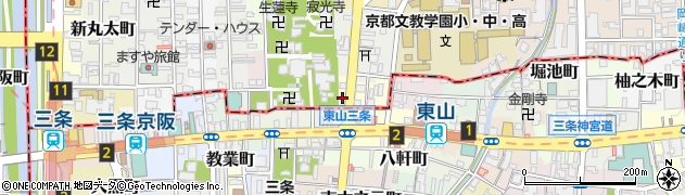 京都府京都市左京区南門前町周辺の地図