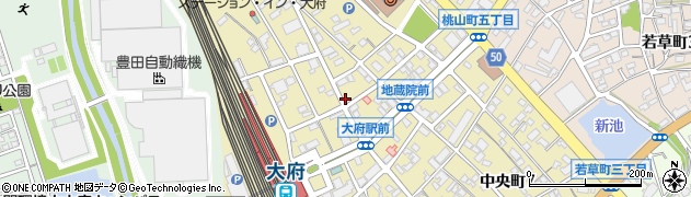 名鉄協商大府駅前第２駐車場周辺の地図