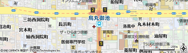 ＮＨＫ　京都放送局周辺の地図