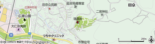 静岡県伊豆の国市田京1075周辺の地図