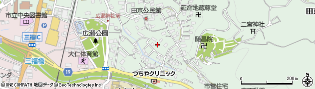 静岡県伊豆の国市田京53周辺の地図