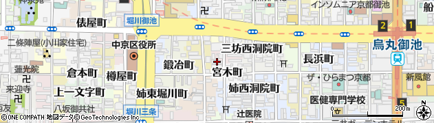 京都府京都市中京区壺屋町454周辺の地図