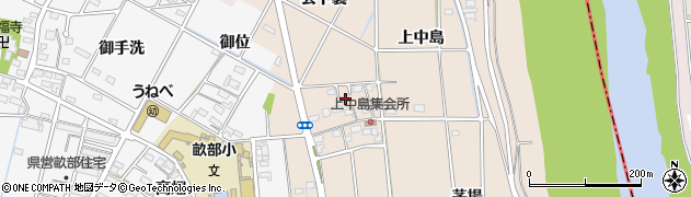 愛知県豊田市畝部東町中島24周辺の地図