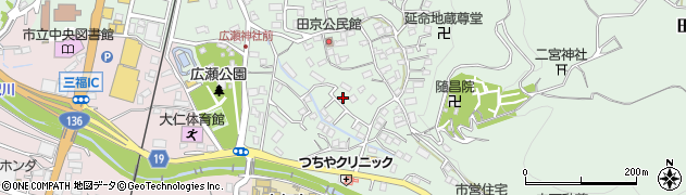 静岡県伊豆の国市田京68周辺の地図