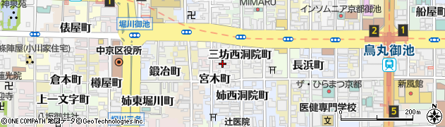 京都府京都市中京区壺屋町452周辺の地図